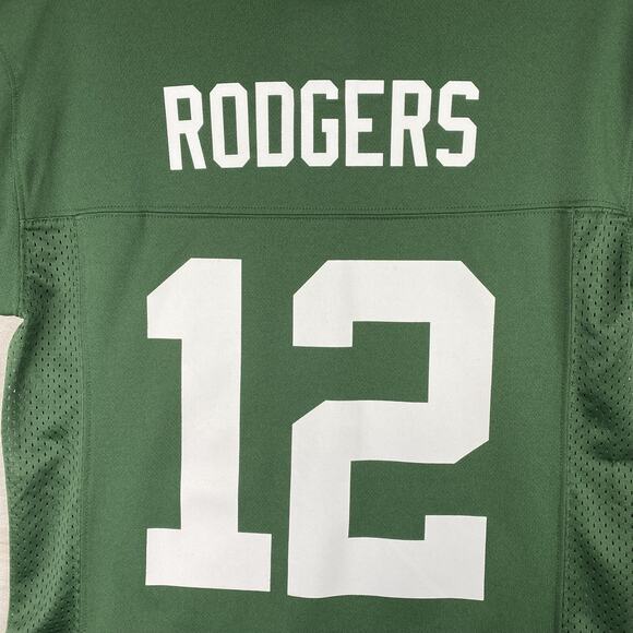 NFL Green Bay Packers Aaron Rodgers #12 Jersey Kids Youth S 8 Team Apparel - Picture 10 of 10